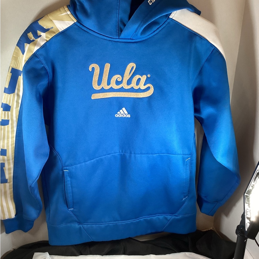 adidas Kids UCLA Blue & Gold Hoodie Sweatshirt